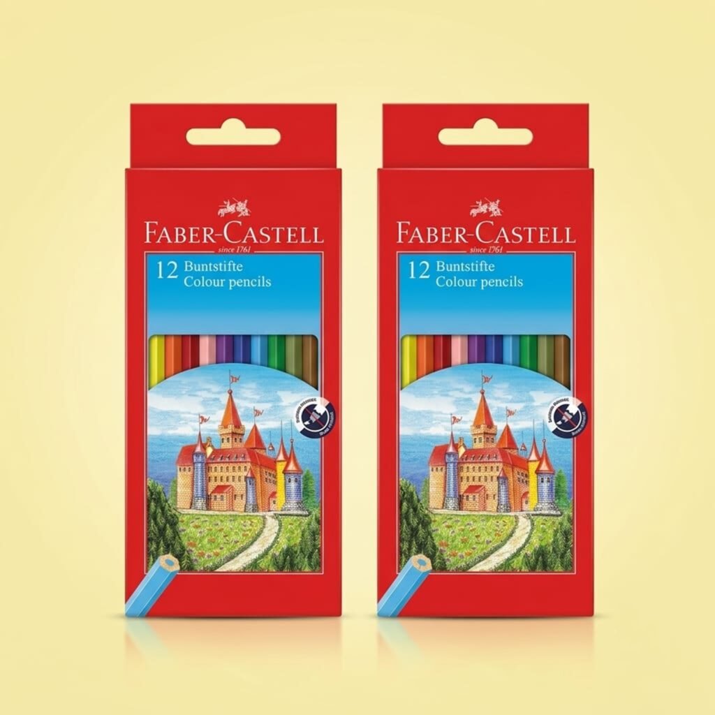 علبة الوان خشب 12 لون  Faber Castell