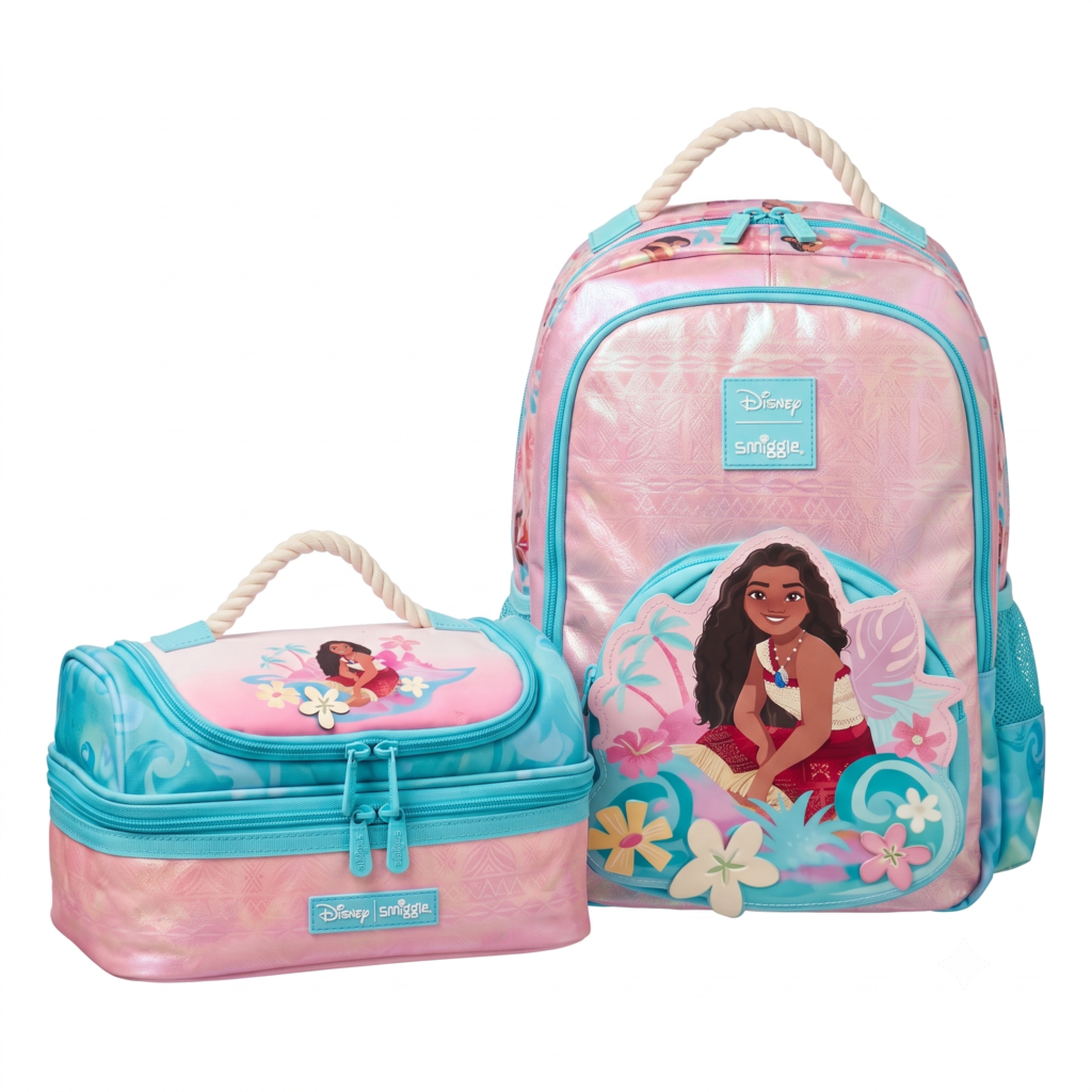 Smiggle Backpack - Mona - Size 15 - 2 Pieces Bundle