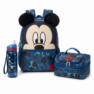 Smiggle Backpack - Mickey - Size 15 - 3 Pieces Bundle