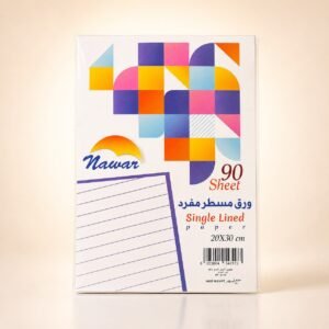 رزمه ورق مسطر مفرد فلوسكاب - 90ورقه