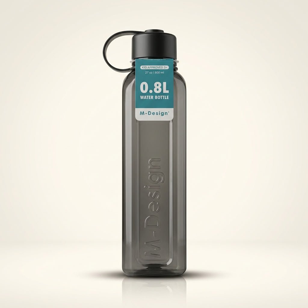 زجاجة M Design 800ml اسود