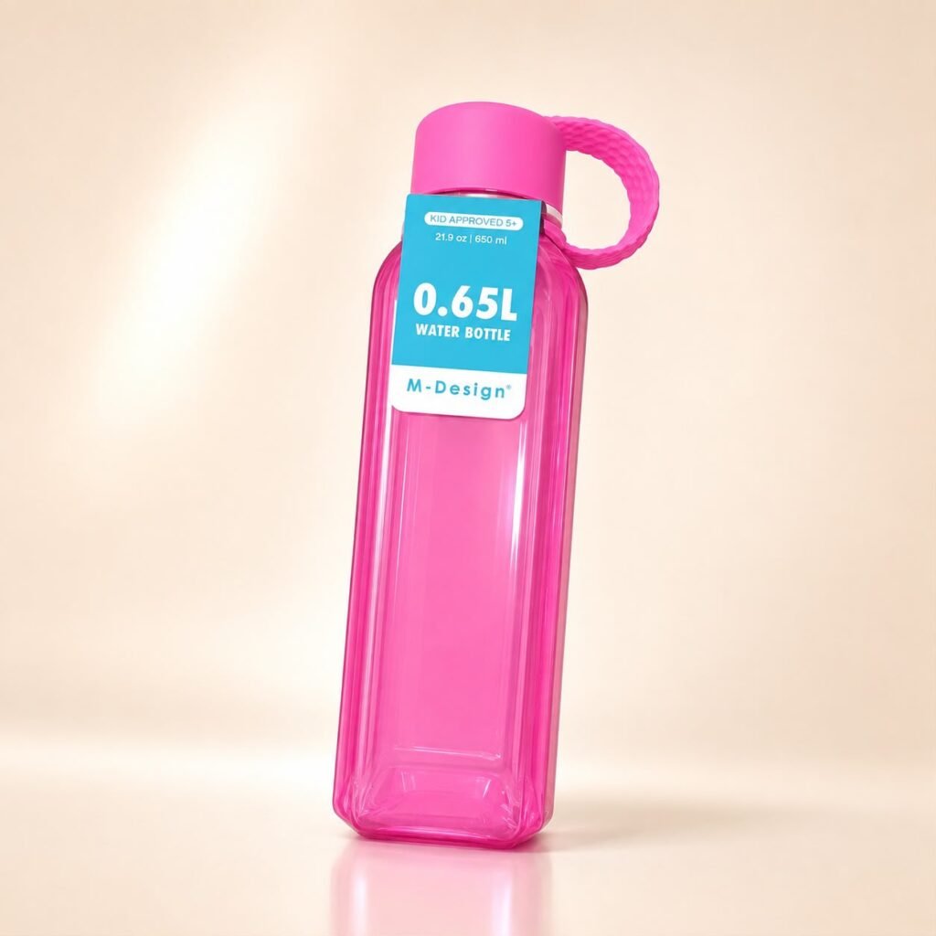 زجاجة M Design 650ml بينك