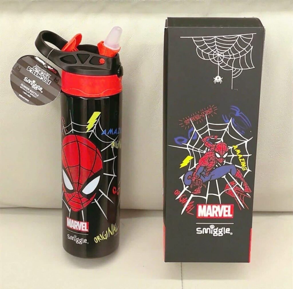 Spiderman Smiggle bottle