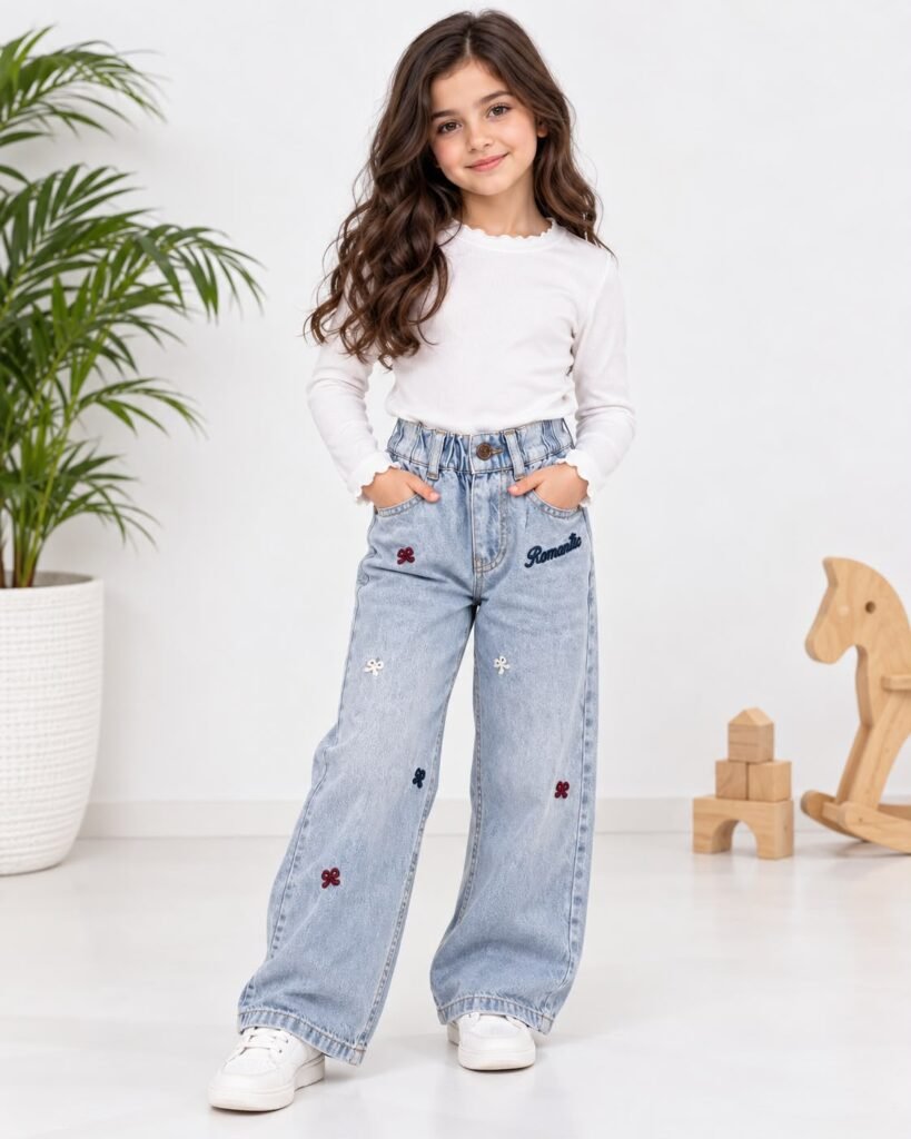 Girls Wide Leg jeans